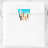 出生シーン スクエアシール (バッグ)