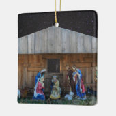 出生シーン セラミックオーナメント (左)