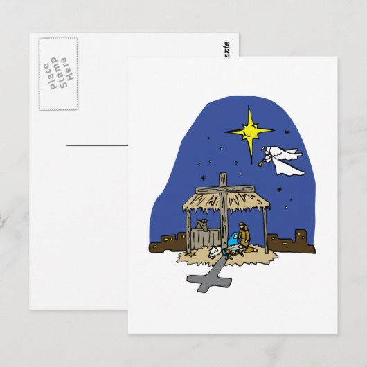 出生シーン ポストカード (正面/裏面)