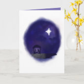 出生シーン/メアリー カード (黄色い花)