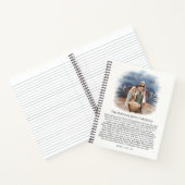 出生シーン – メアリー、ジョセフ&生まれたばかりのベビーイエス ノートブック (内部)