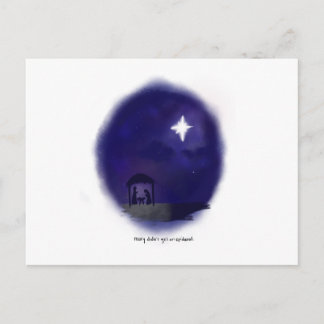 出生シーン/メアリー ポストカード