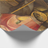 出生シーン(金ゴールド) ラッピングペーパー (角)