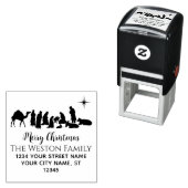 出生シーン#1Bマンガーベビーイエズス名アドレス セルフインキングスタンプ (インサイチュ)