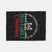 出生シーンChristian Christmasクリスマス2024マッチ フリースブランケット (正面(横))