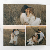 出生シーンChristian Year In Reviewクリスマス 三つ折りクリスマスカード (内部最初)