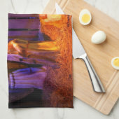 出生シーンChristmas Display in Washington DC キッチンタオル (四つ折り)