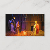 出生シーンChristmas Display in Washington DC 名刺 (裏面)