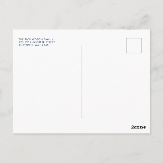 出生ジョイ水の色の宗教クリスマス ポストカード (裏面)