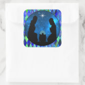 出生スクエアステッカー スクエアシール (バッグ)