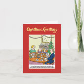 出生スクリプト法的クリスマスカードとQRコード シーズンカード (正面)