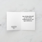 出生スターあいさつカード サンキューカード (内部)