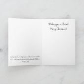 出生スタークリスマスカード カード (内部)