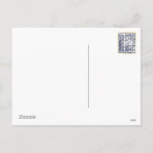 出生ステンドグラスノエルと子羊と羊飼い シーズンポストカード (裏面)