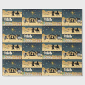 出生ストーリー3D ラッピングペーパー (フラット)