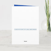 出生ズームステンドグラスクリスマス シーズンカード (裏面)