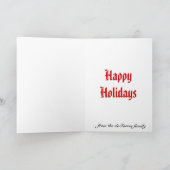 出生セットの後ろの猫 シーズンカード (内部)