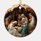 出生セラミック円オーナメント セラミックオーナメント (正面)