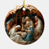 出生セラミック円オーナメント セラミックオーナメント (裏面)