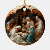 出生セラミック円オーナメント セラミックオーナメント (正面)