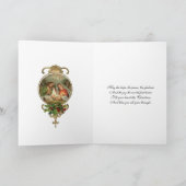 出生セントジョセフヴァージンメアリベビーイエスエンジェルス シーズンカード (内部)