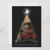 出生ツリーフォトカード カード (正面)