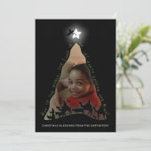 出生ツリーフォトカード カード (スタンド正面)