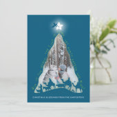 出生ツリーフォトカード カード (スタンド正面)