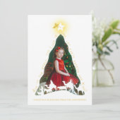 出生ツリーフォトカード カード (スタンド正面)