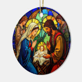 出生ツリー装飾品 セラミックオーナメント (左)