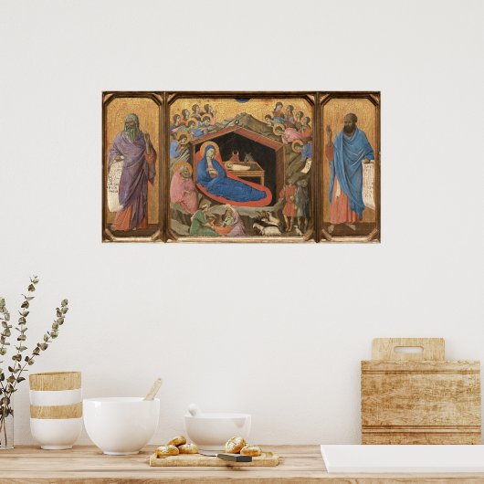 出生ドゥッチョディBuoninsegnaファインアートポスター ポスター (キッチン)