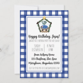 出生ハッピーバースデーイエズクリスマスパーティー サンキューカード