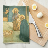 出生バイフラアンジェリコ キッチンタオル (四つ折り)