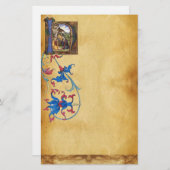 出生パーチメントモノグラム 便箋 (正面/裏面)