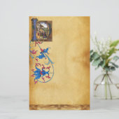 出生パーチメントモノグラム 便箋 (スタンド正面)