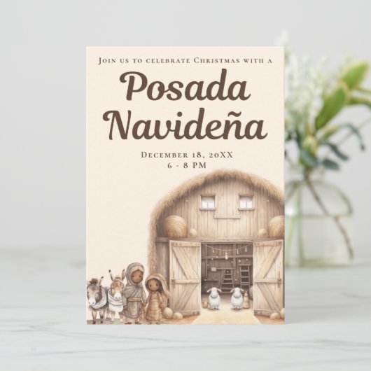 出生フェスティバルメキシカンポサダナビデーニャ 招待状 (スタンド正面)