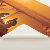 出生ベビーイエスメアリージョセフクリスマス シェルパブランケット (3/4)