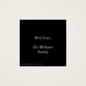 出生ベビーイエズスヴァージンメアリーエンジェル白黒 (裏面)