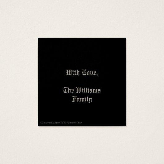 出生ベビーイエズスヴァージンメアリーエンジェル白黒 (裏面)