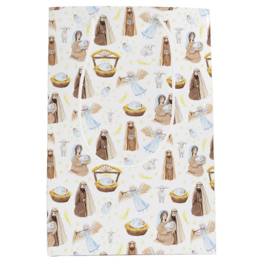 出生ベビーイエズミディアム抱き枕 ミディアムペーパーバッグ (正面)