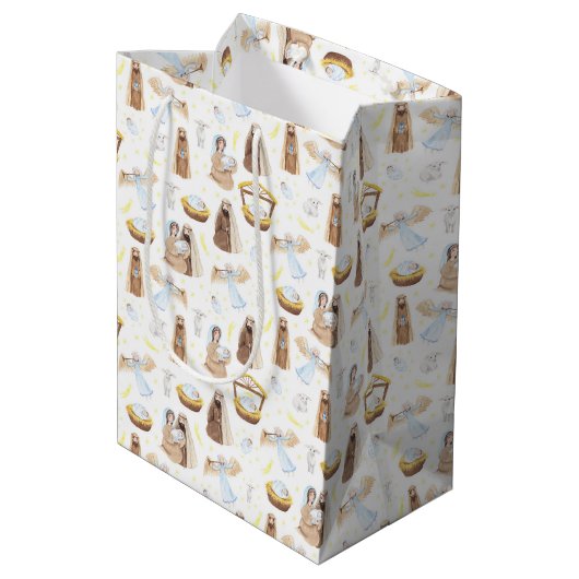 出生ベビーイエズミディアム抱き枕 ミディアムペーパーバッグ (裏面アングル)