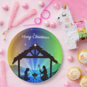 出生マンガークリスマスグラフィック ペーパープレート (パーティー)