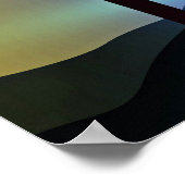 出生マンガークリスマスグラフィック ポスター (角)