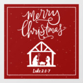 出生メリークリスマスウィンドウ ウィンドウサイン (シート)