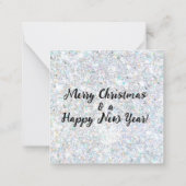 出生メリークリスマス&ハッピーニューイヤー！ ノートカード (裏面)