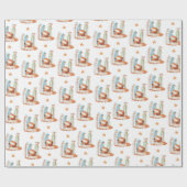 出生メリージョセフスイエスシェパードクリスマス ラッピングペーパー (フラット)