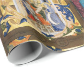 出生モノグラム羊皮紙 ラッピングペーパー (ロールコーナー)