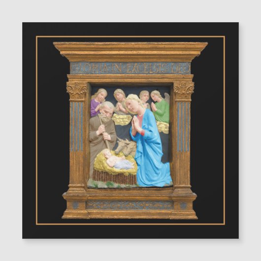 出生ルカデッラロビア磁石カード (正面)