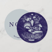 出生レタープレスメダリオン (正面/裏面)