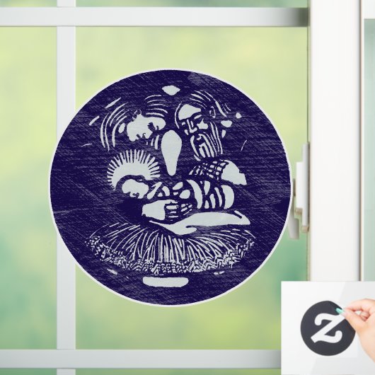 出生レタープレスメダリオン ウィンドウサイン (ホーム)